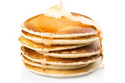 Stack of delicious pancakes